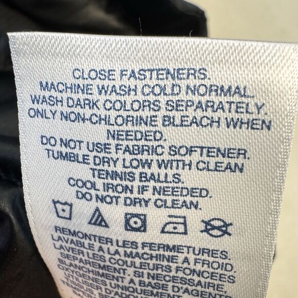 Lands' End Down Puffer Vest Men's XXL 50-52 Black 80/20 Goose Down Feather Warm - Picture 9 of 11